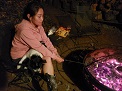 Rosie & fire pit
