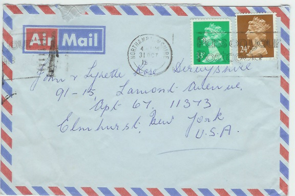 Envelope front