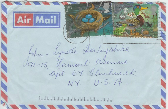 Envelope front