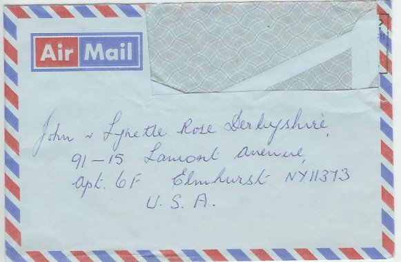 Envelope front