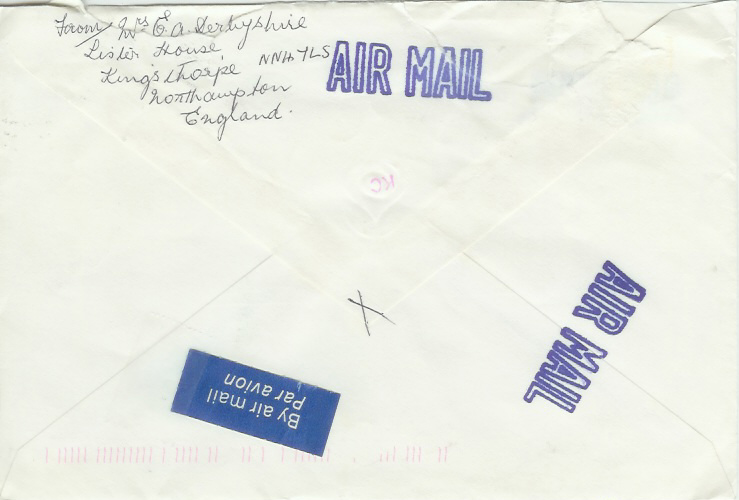 Envelope back