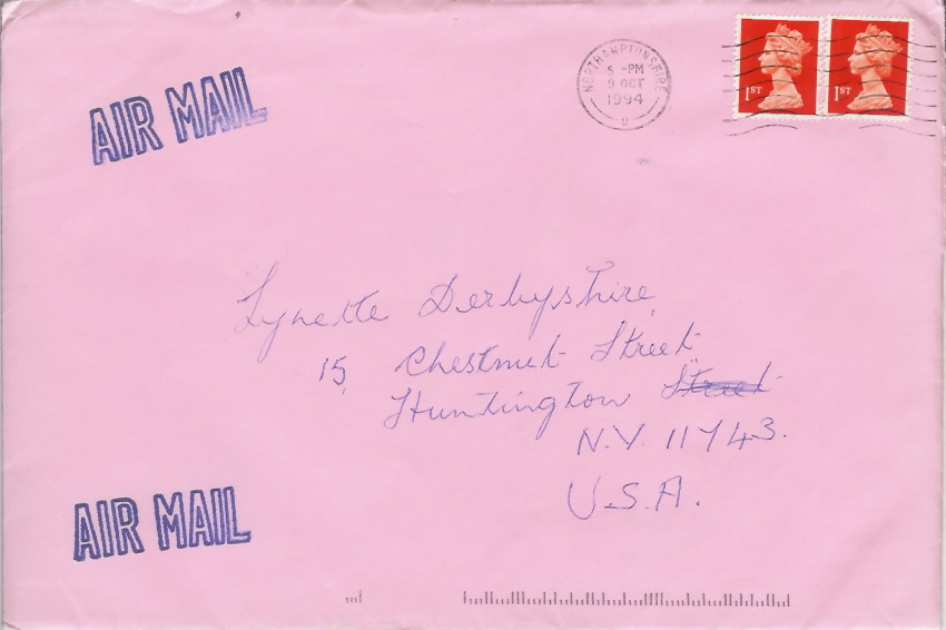 Envelope front