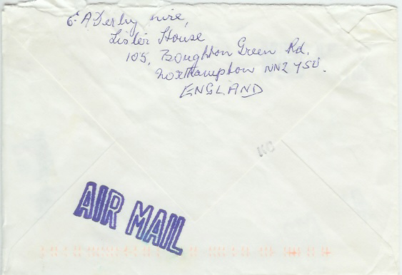 Envelope back