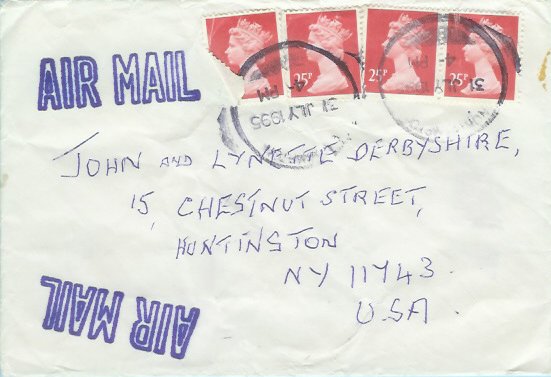 Envelope front