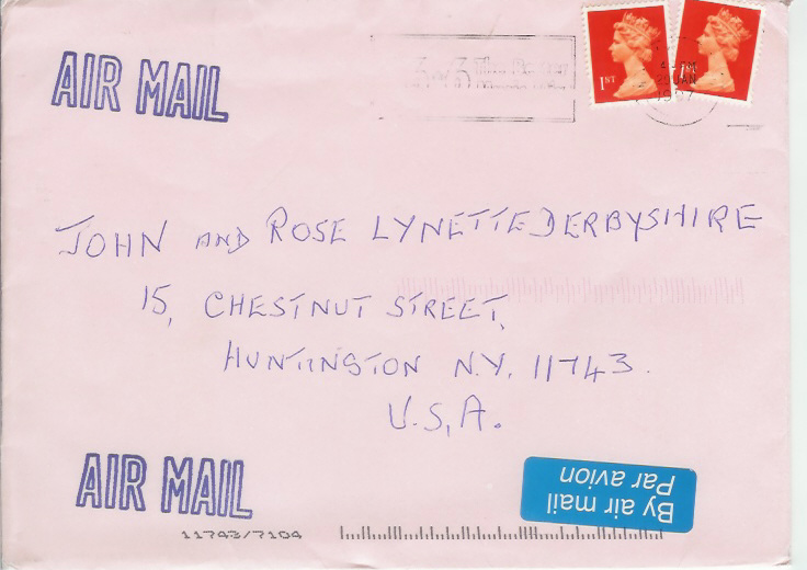 Envelope front
