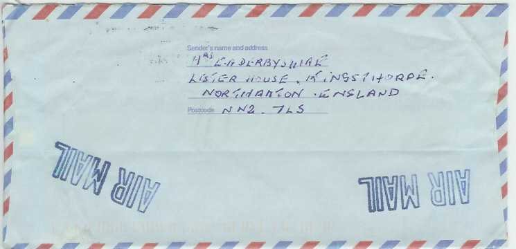 Envelope back
