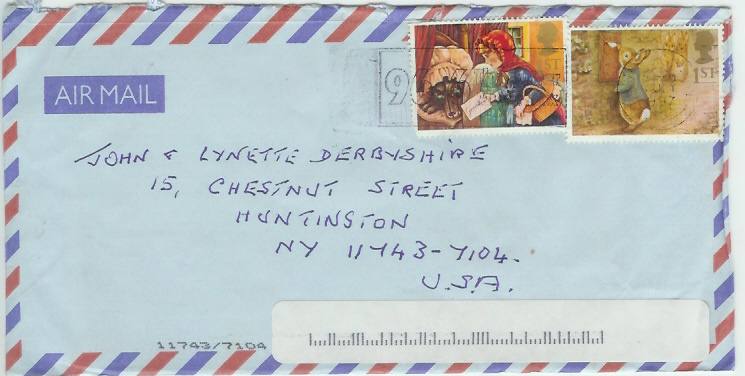Envelope front